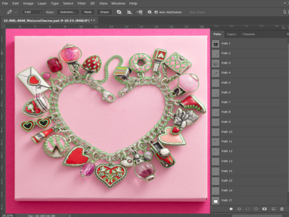 clipping path