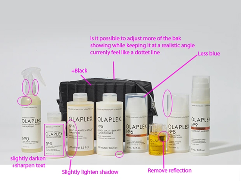 product photo retouching.